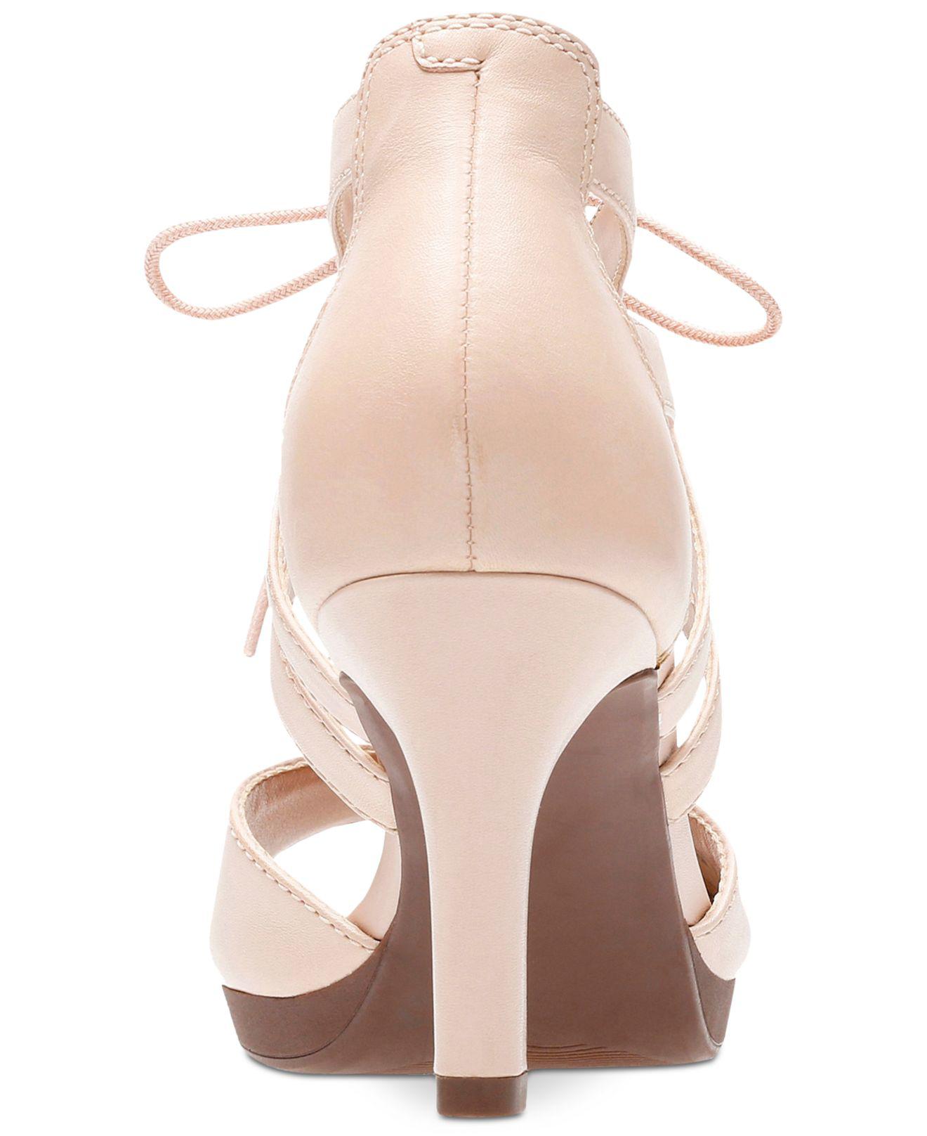 clarks peep toe pumps