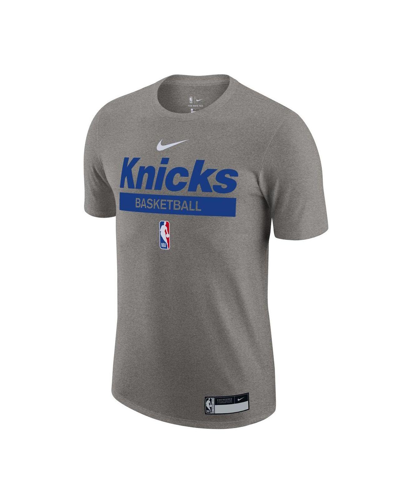 Men's Nike Blue Detroit Pistons Practice Legend Performance Long Sleeve T- Shirt