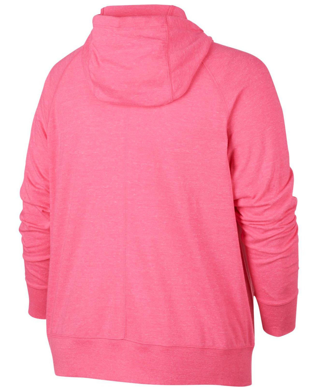 plus size pink sweatshirt