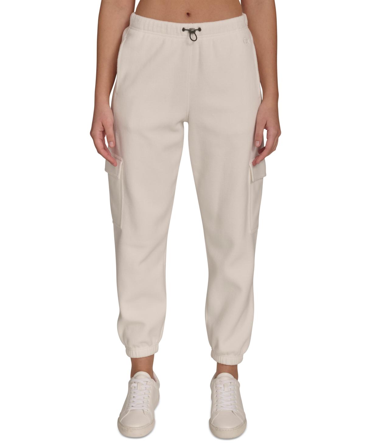 Calvin Klein Performance Polar Fleece Cargo joggers | Lyst