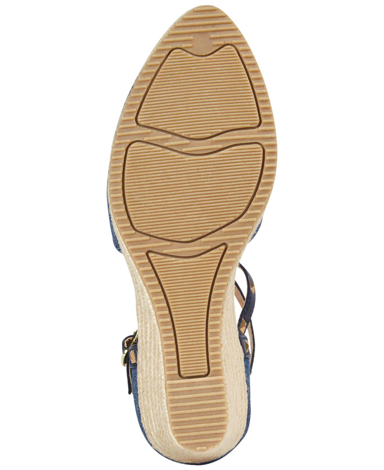 Rialto Campari Espadrille Wedge Sandals in Blue | Lyst
