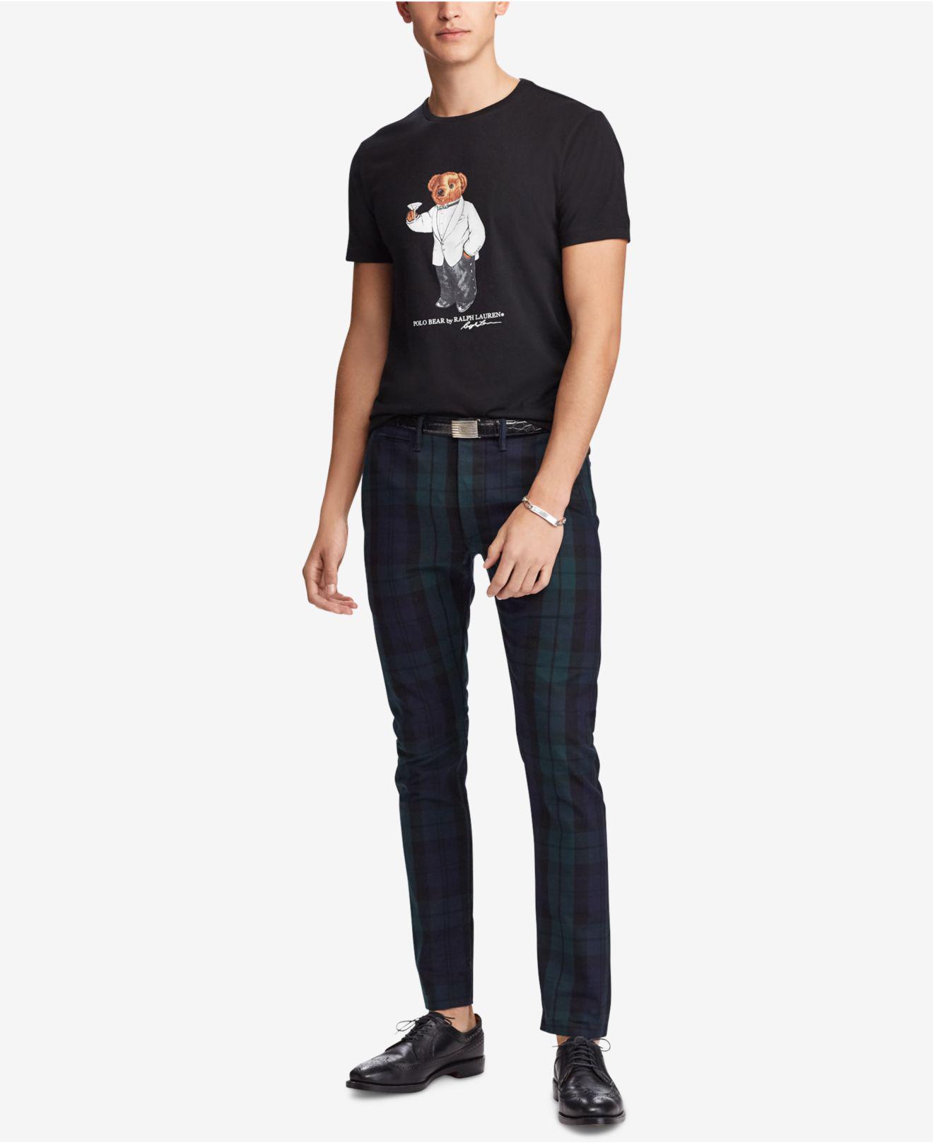 Polo Ralph Lauren Men's Polo Bear T-shirt in Black for Men | Lyst