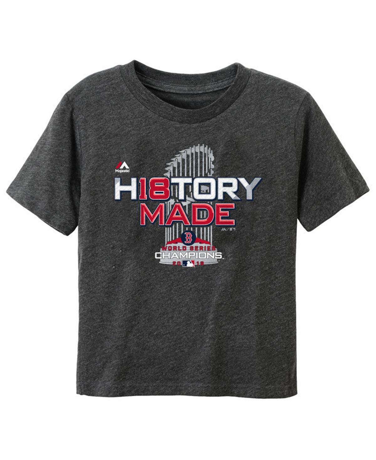 Majestic Boston Red Sox 2018 World Series Champ Locker Room T-shirt in  Black