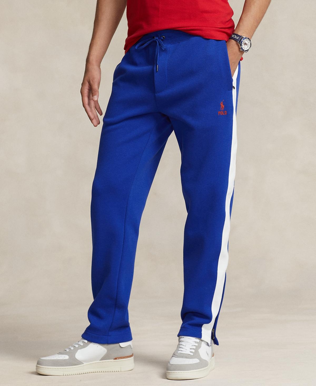 Polo Ralph Lauren Double knit Mesh Track Pants in Blue for Men Lyst