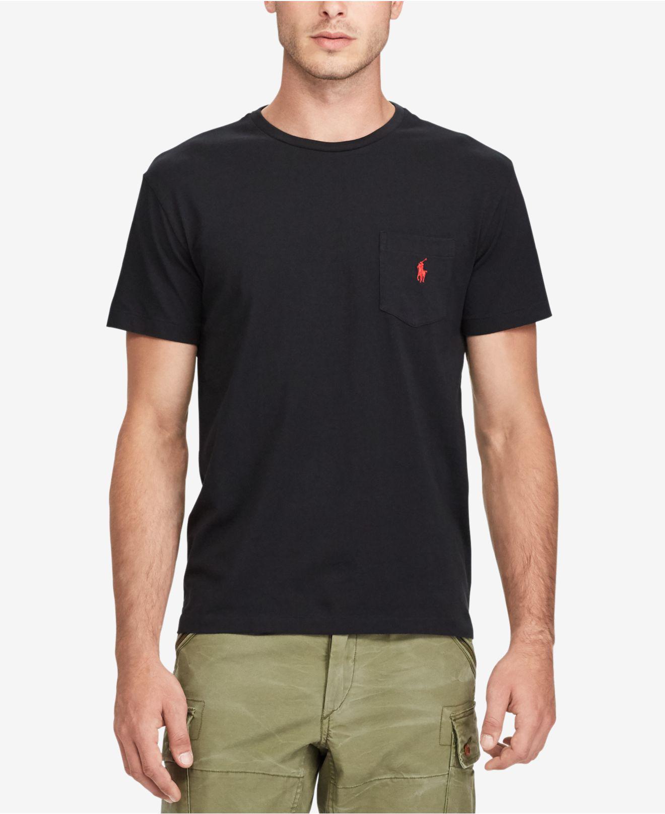 black polo ralph lauren button up