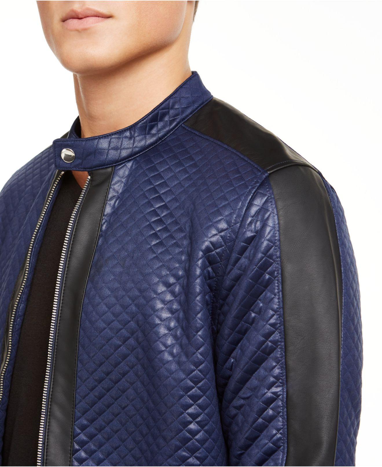 INC International Concepts Quilted Knit Vacation Jacket, Created For
