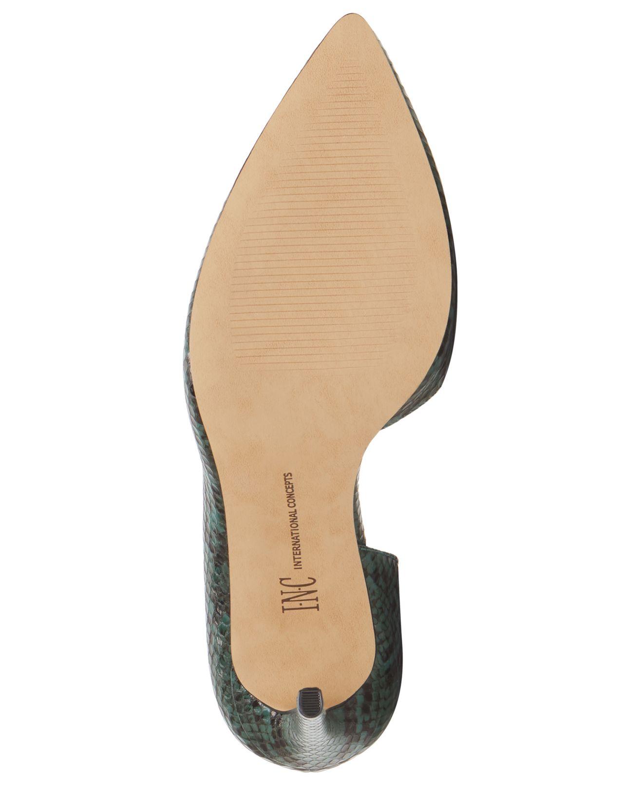 INC International Concepts Kenjay D'orsay Pumps, Created For Macy's in Green  | Lyst