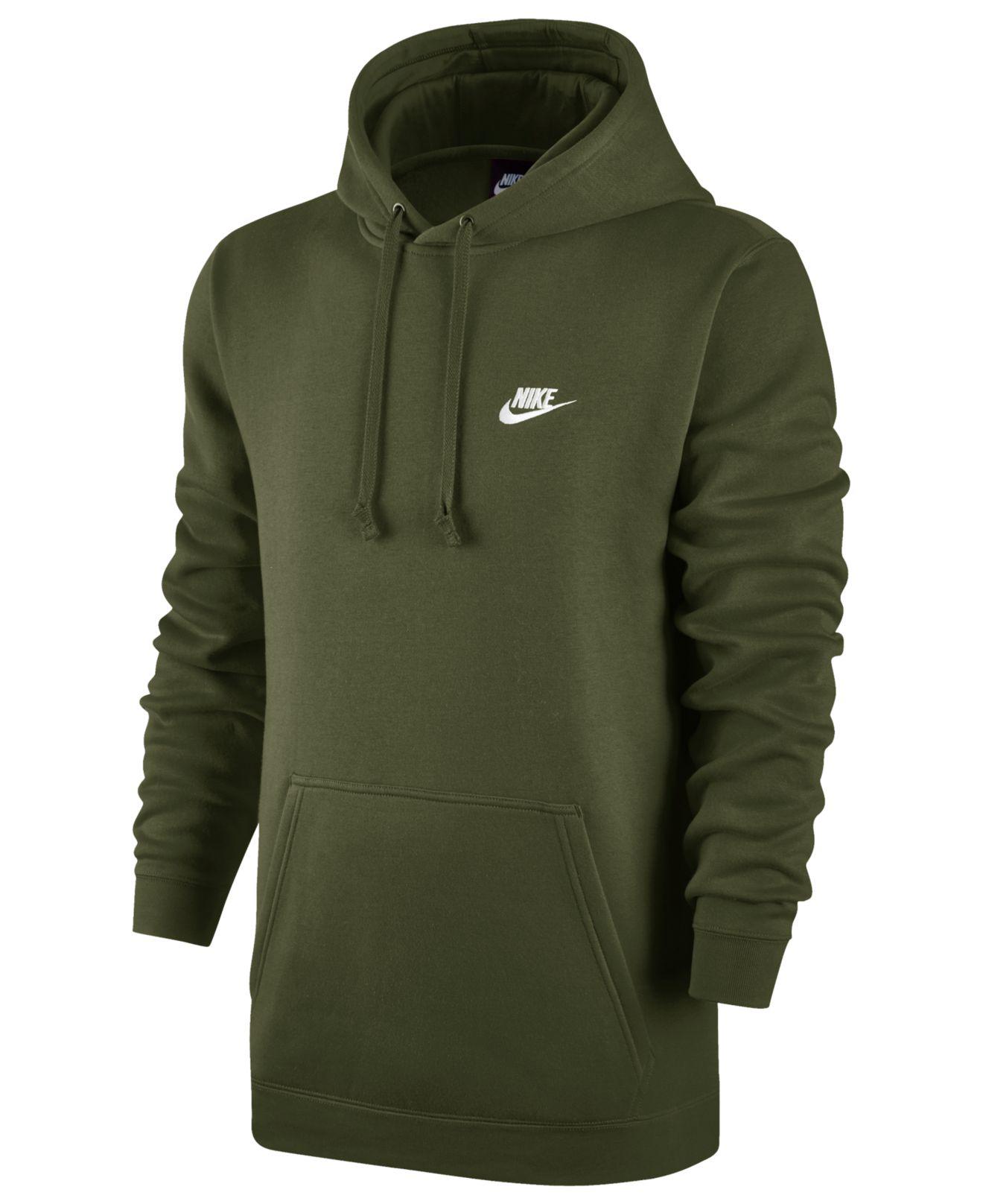 nike green pullover