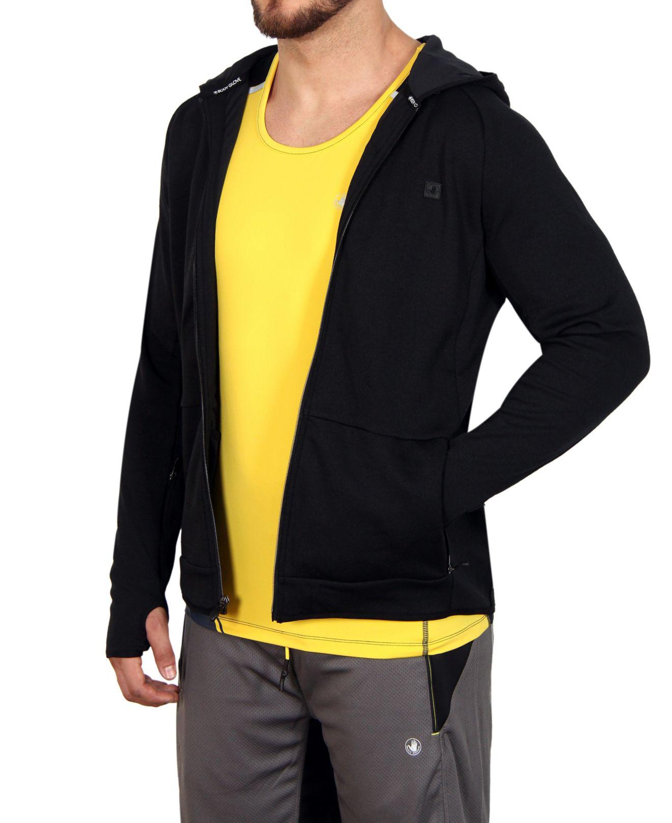body glove men's full zip fleece hoodie