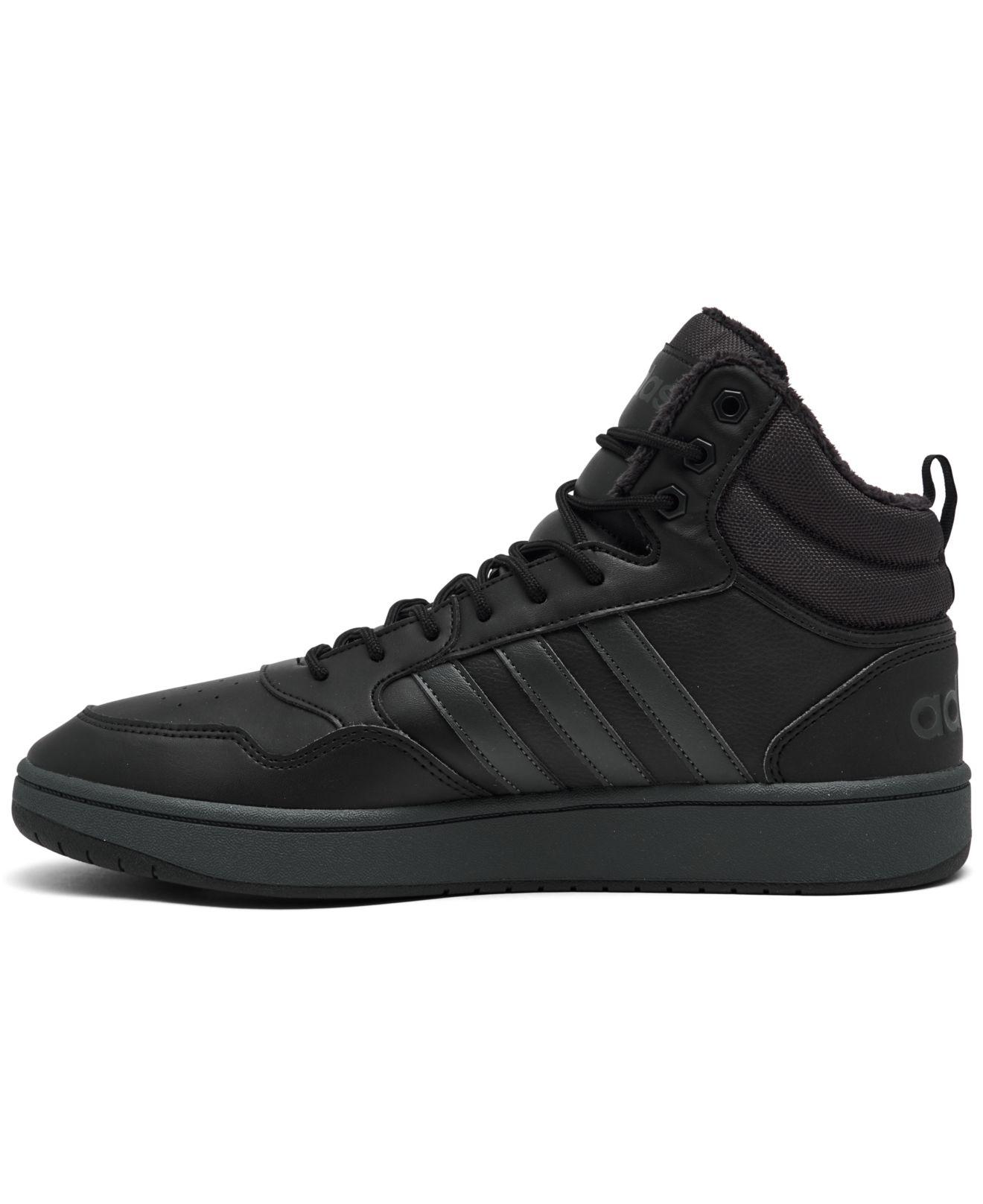 adidas Essentials Hoops 3.0 Mid Winterized Sneakerboots From Finish Line in  Black for Men | Lyst