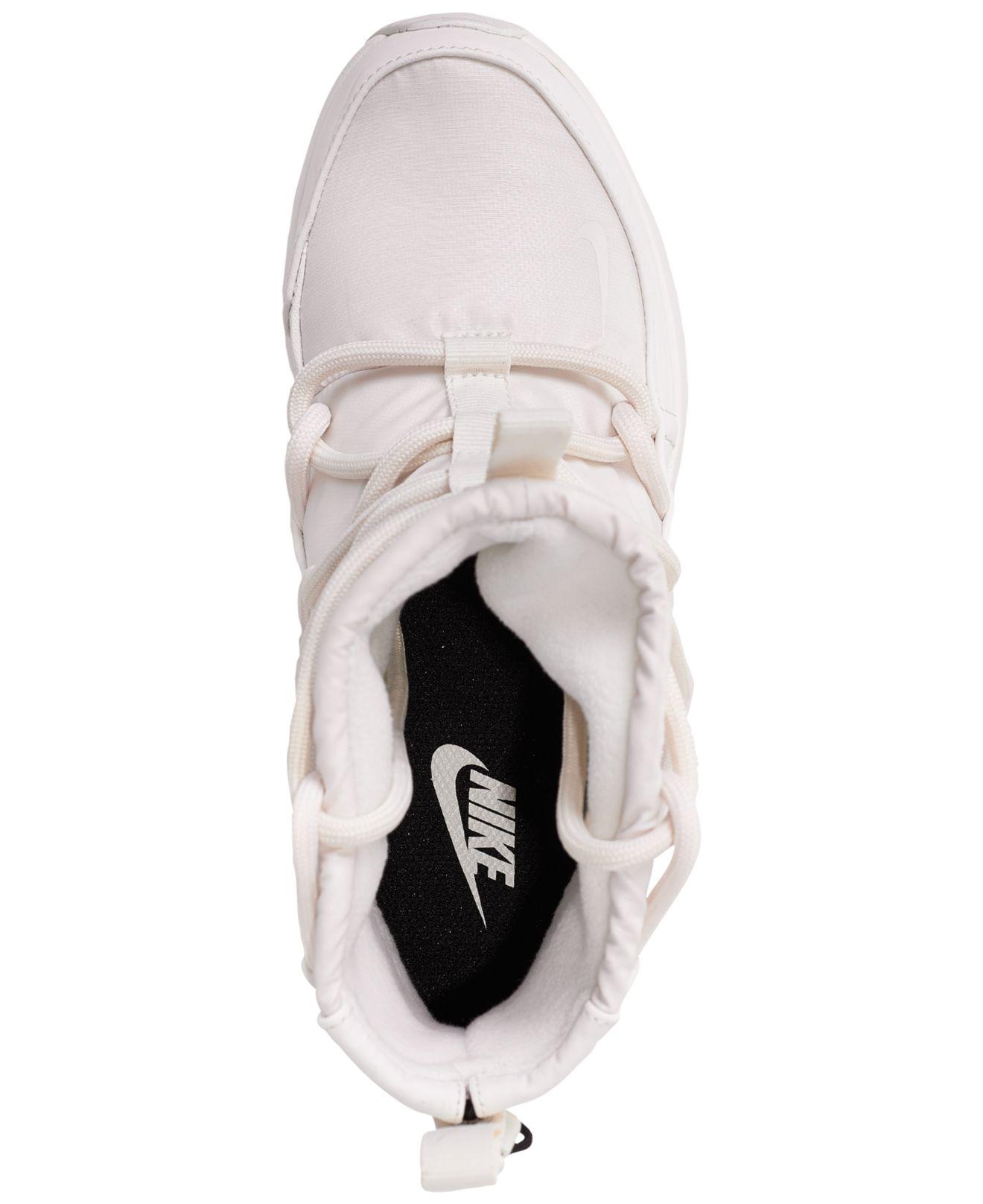 Nike Tanjun High Rise Sneaker Boots in Black | Lyst