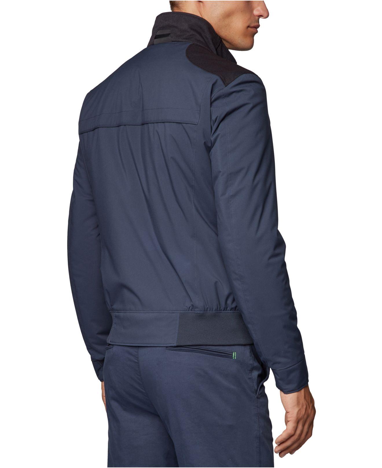 hugo boss mens padded jacket