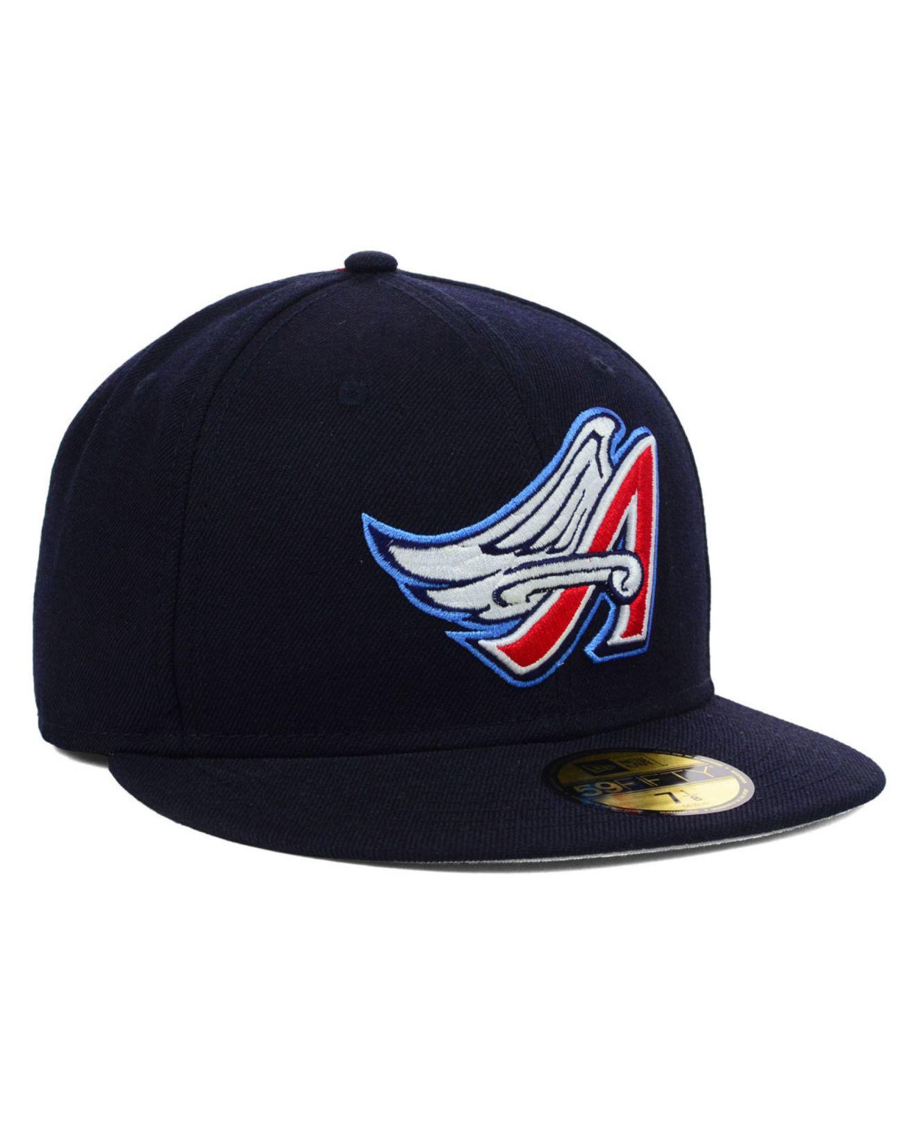 KTZ Los Angeles Angels Of Anaheim Cooperstown 59fifty Cap in Blue