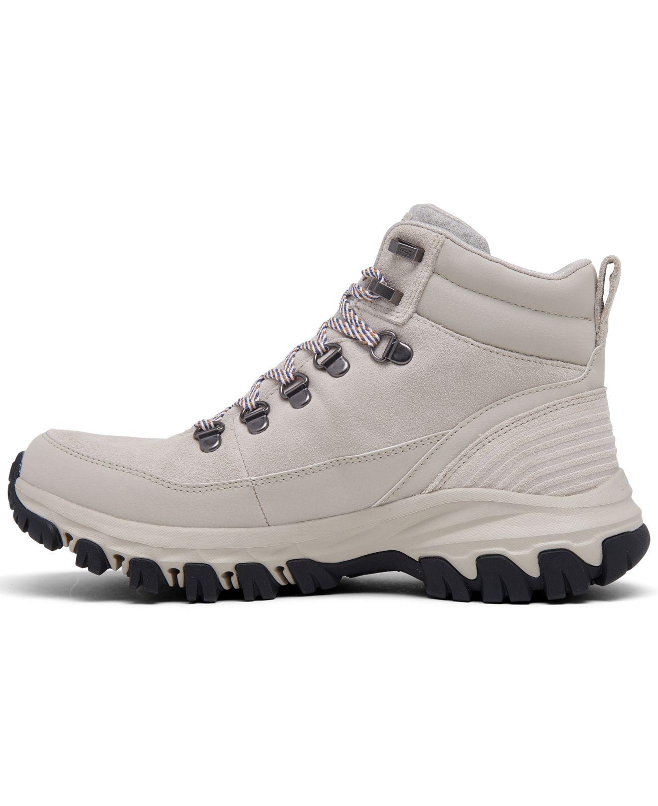 Skechers Relaxed Fit - High Profile Hiking Sneaker Boots Finish Line in Gray | Lyst
