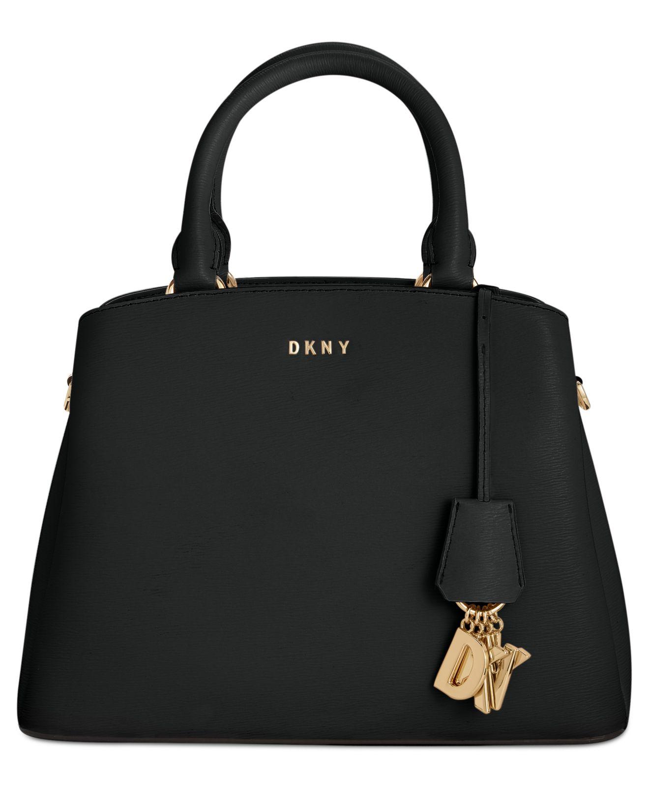 DKNY Paige Satchel in Black | Lyst