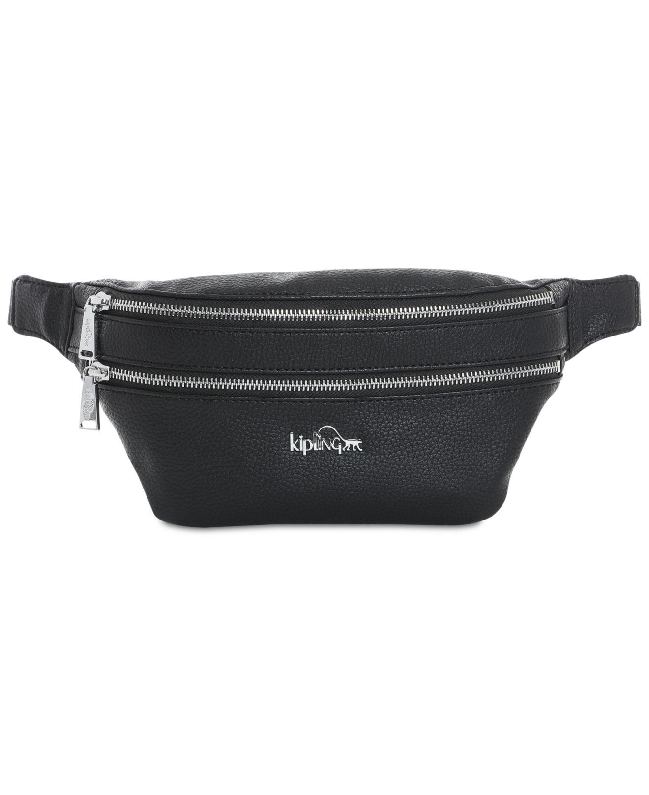 Kipling Leather Yasemina Small Belt Bag in Black Lyst