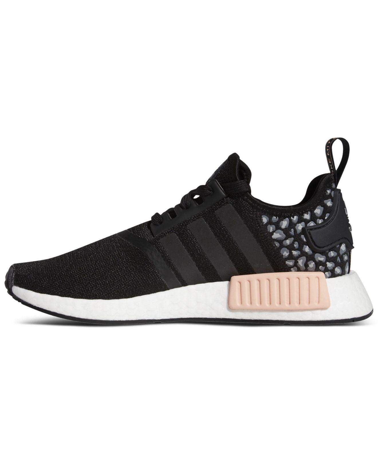Luminans utilsigtet søn adidas Synthetic Nmd R1 Animal Print Casual Sneakers From Finish Line in  Black - Lyst