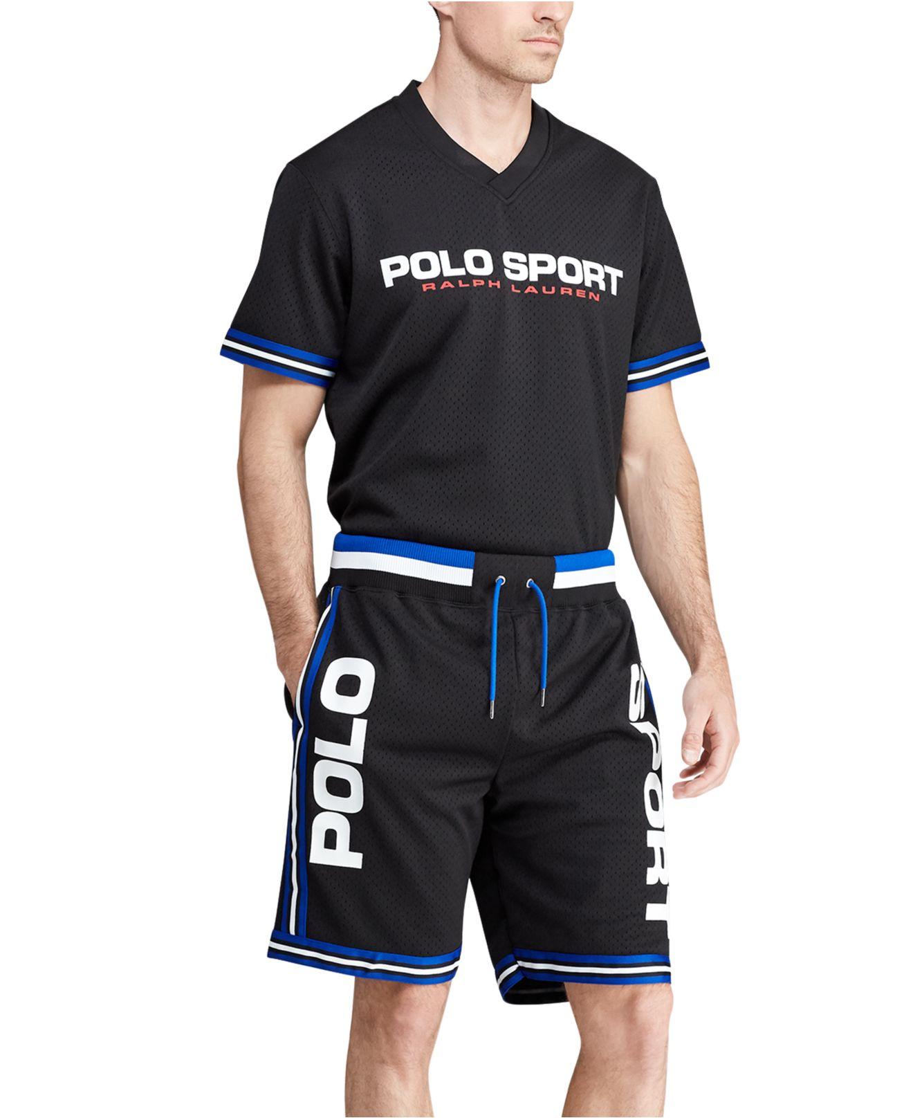 Polo Ralph Lauren Performance Mesh Polo Sport Athletic Shorts in Black for  Men | Lyst
