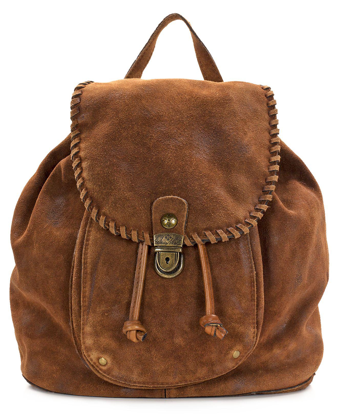 Patricia Nash Casape Burnished Leather Backpack in Brown - Lyst