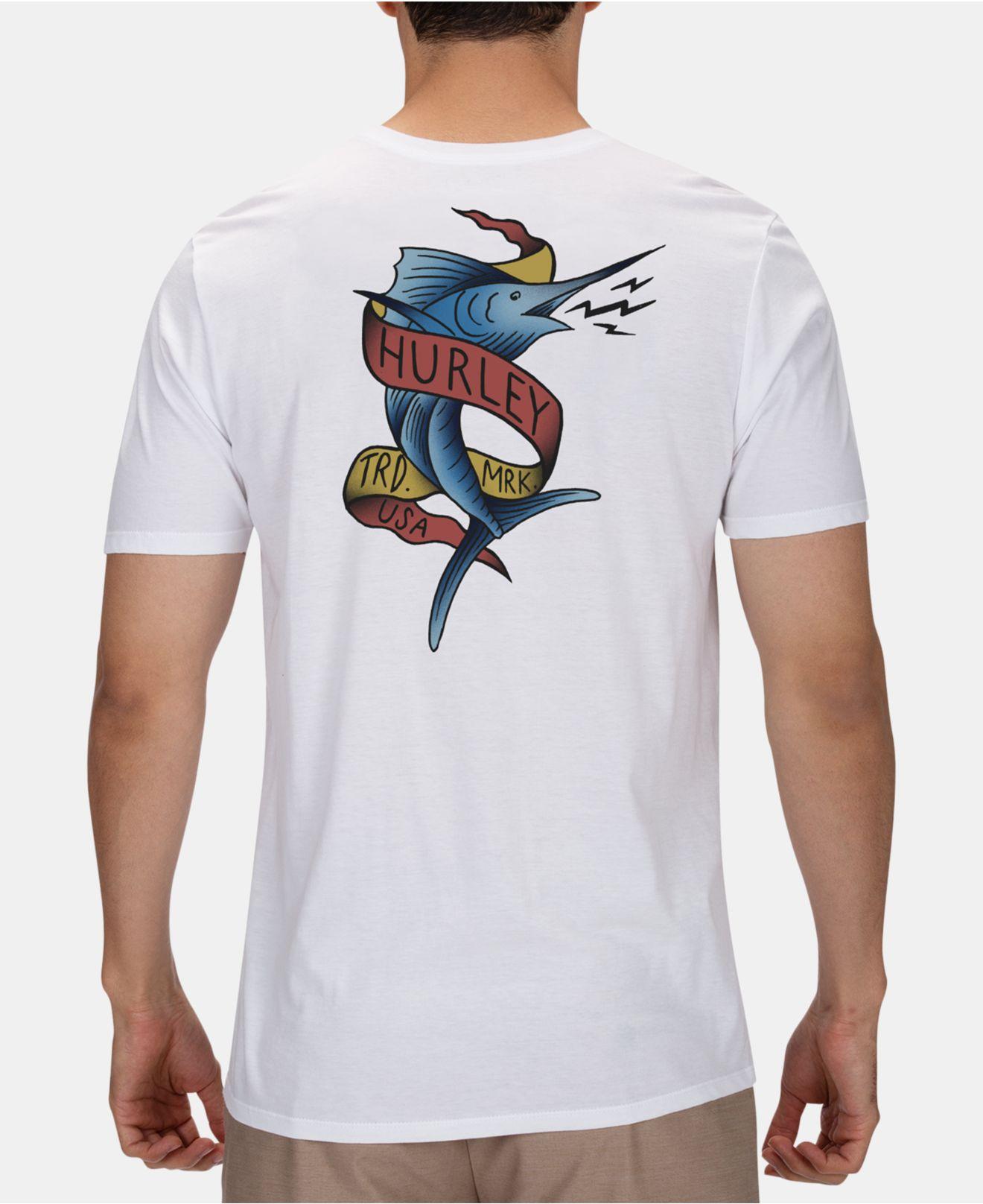 shirt with marlin logo