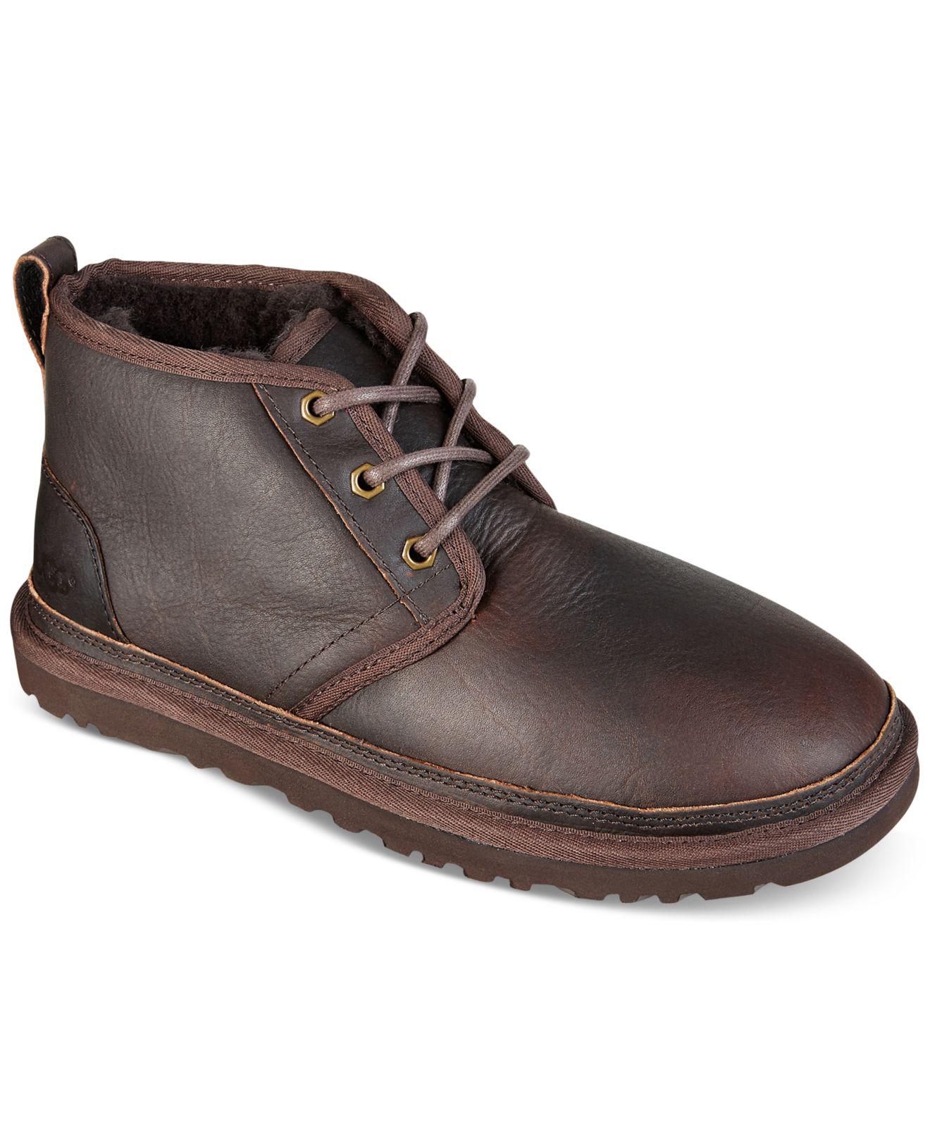UGG Leather Men's Neumel Chukka Boots for Men - Lyst