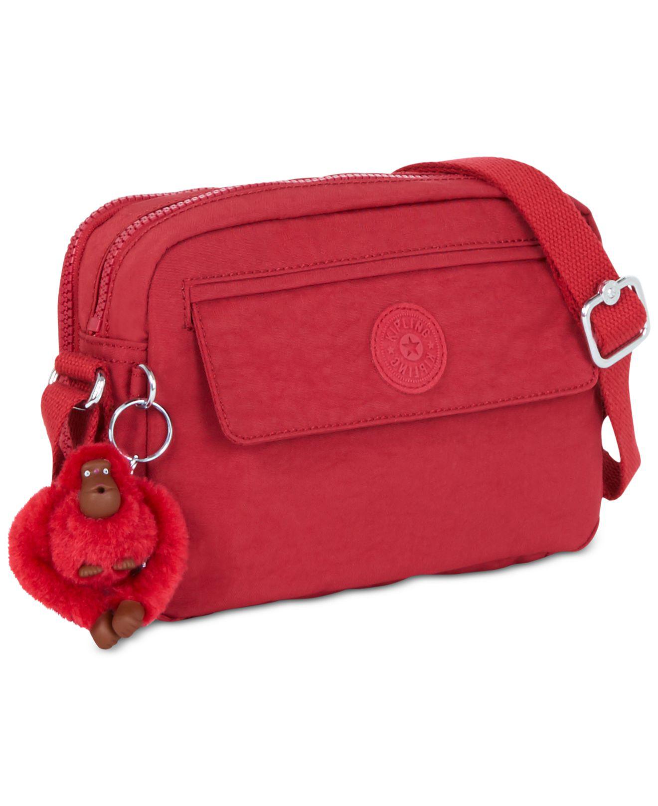Lyst Kipling Abbas Small Crossbody Camera Bag In Red Gallery