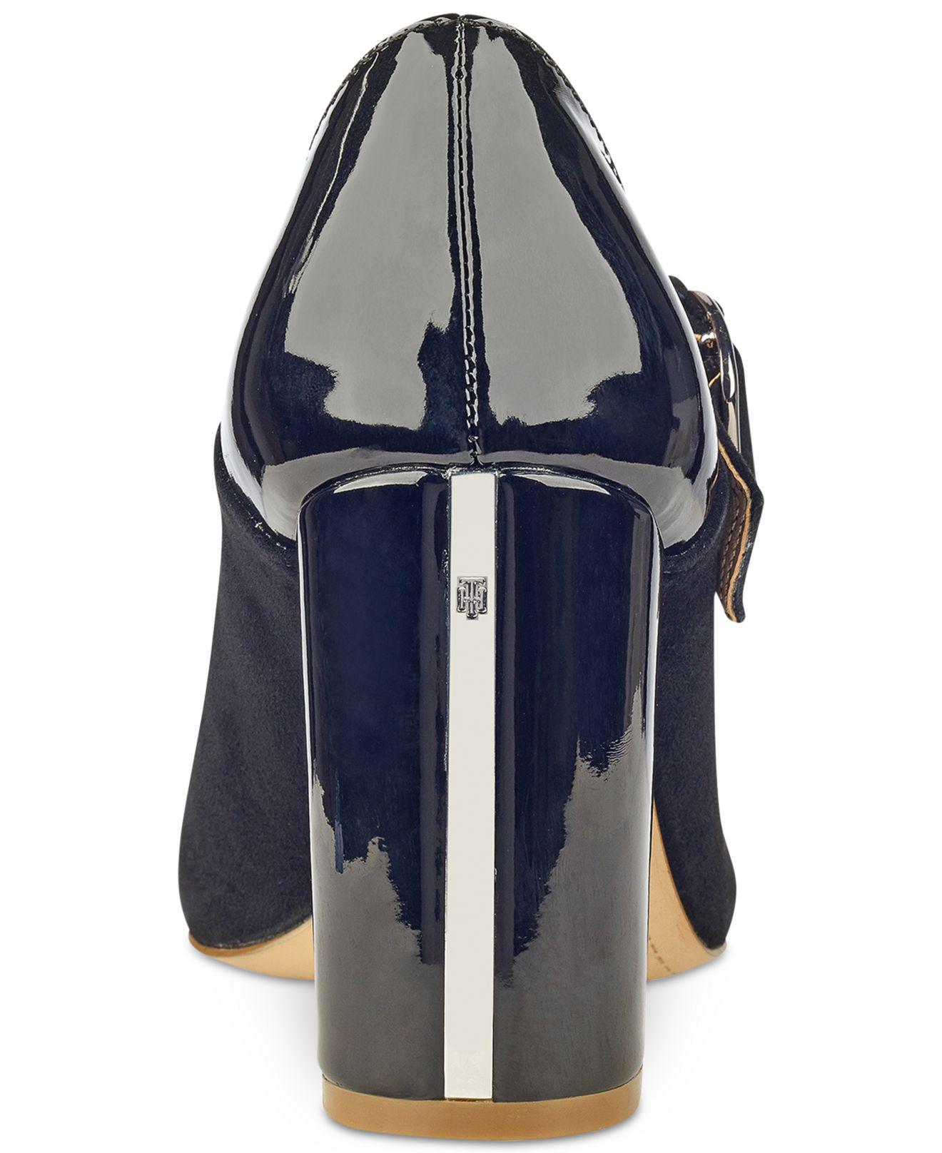 tommy hilfiger block heels