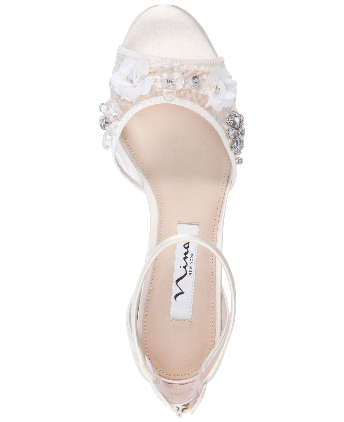nina clarity ankle strap sandal