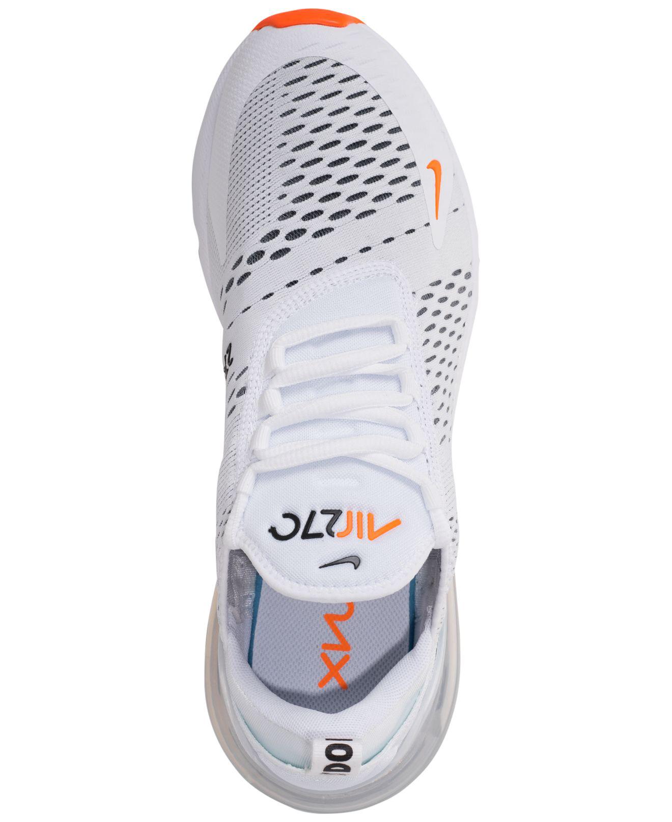 Nike Air Max 270 Casual Sneakers From Finish Line in White for Men | Lyst