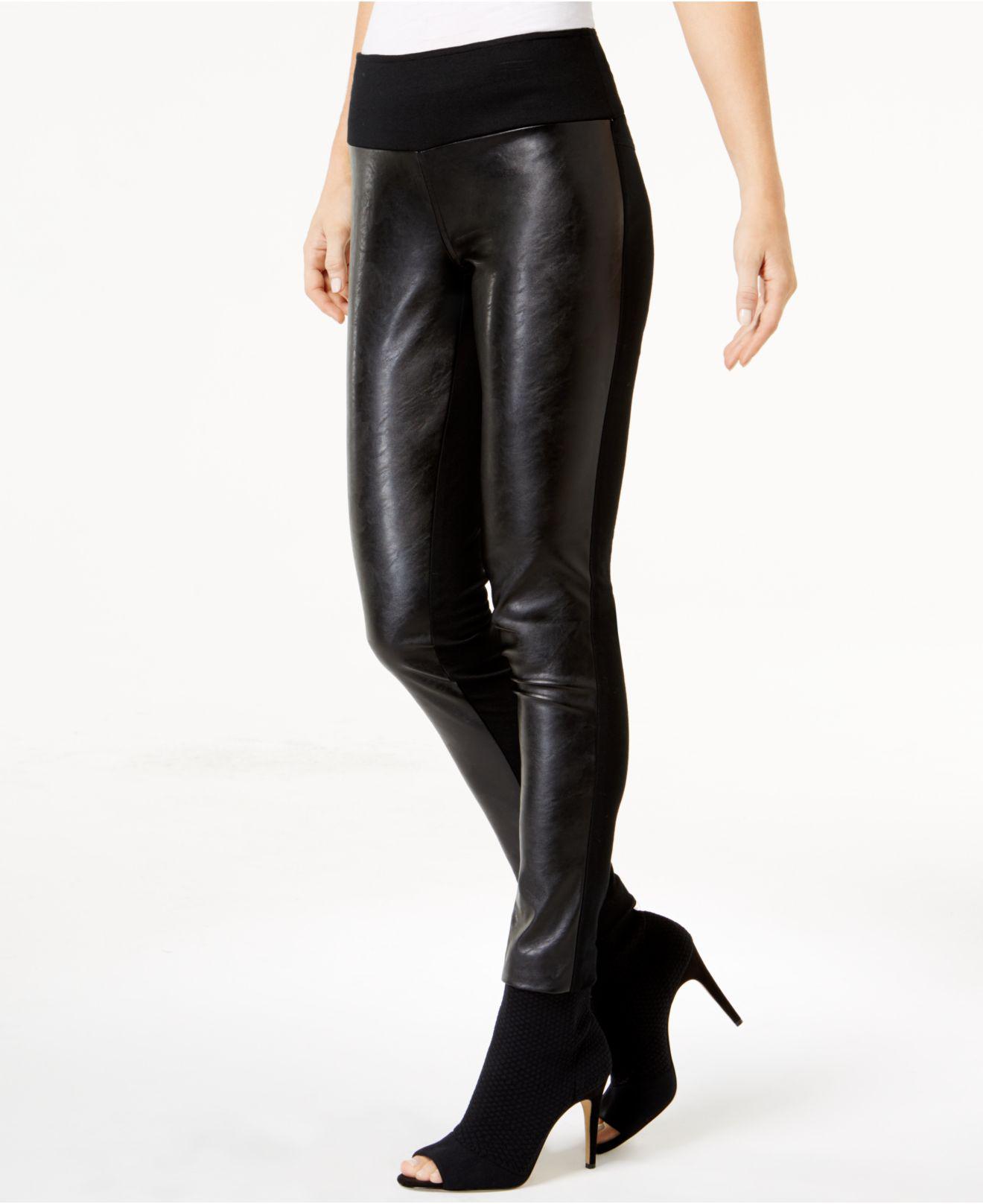 inc faux leather leggings