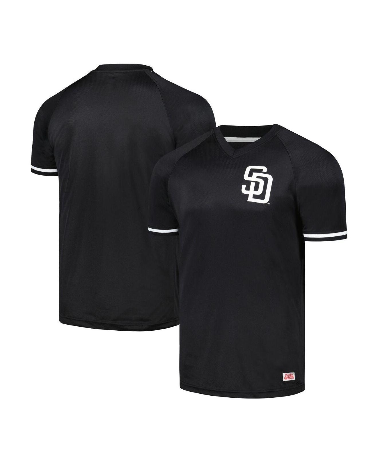 San Francisco Giants Stitches Cooperstown Collection V-Neck Team Color  Jersey - Orange/Black