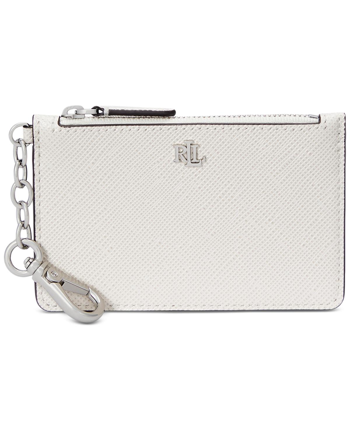 カードケース・名刺入れ RALPH LAUREN Crosshatch Leather Zip Card Case Lauren Ralph Lauren Zip Card Case | Dillard's
