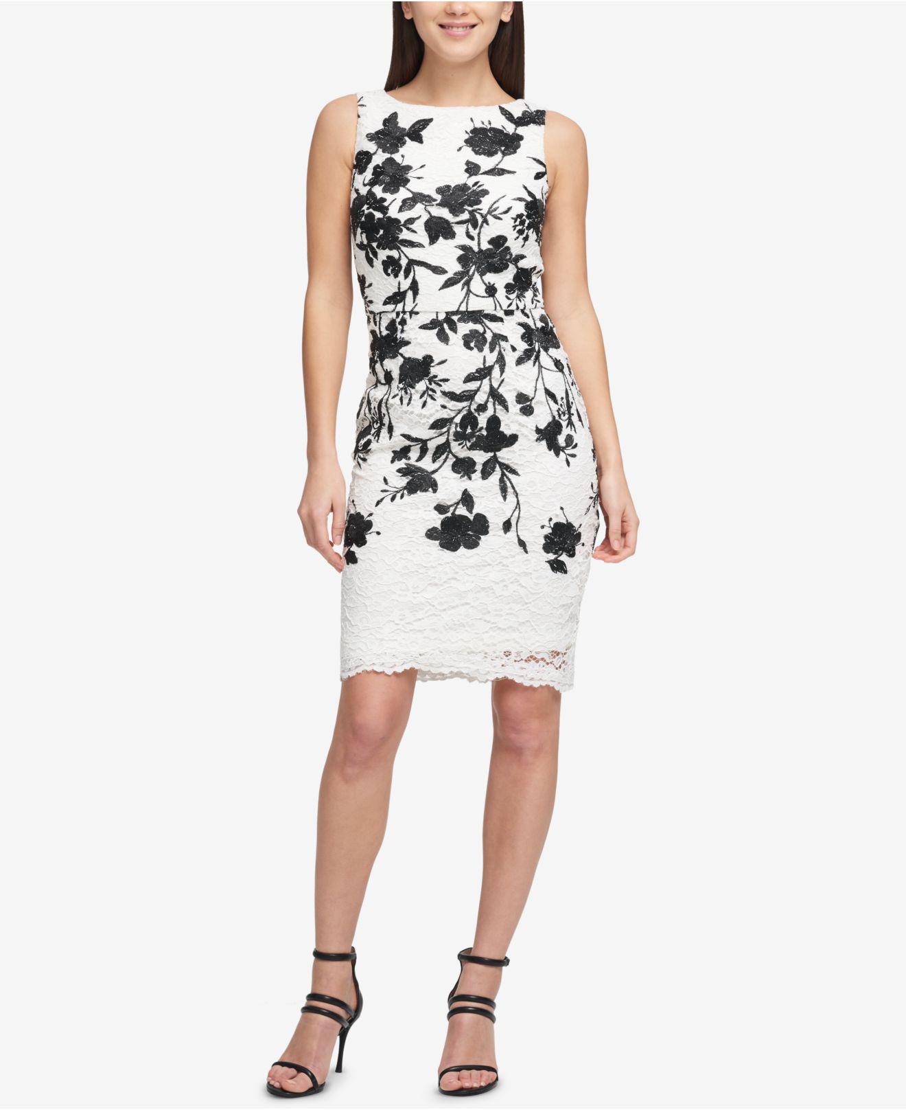 dkny white dress macys