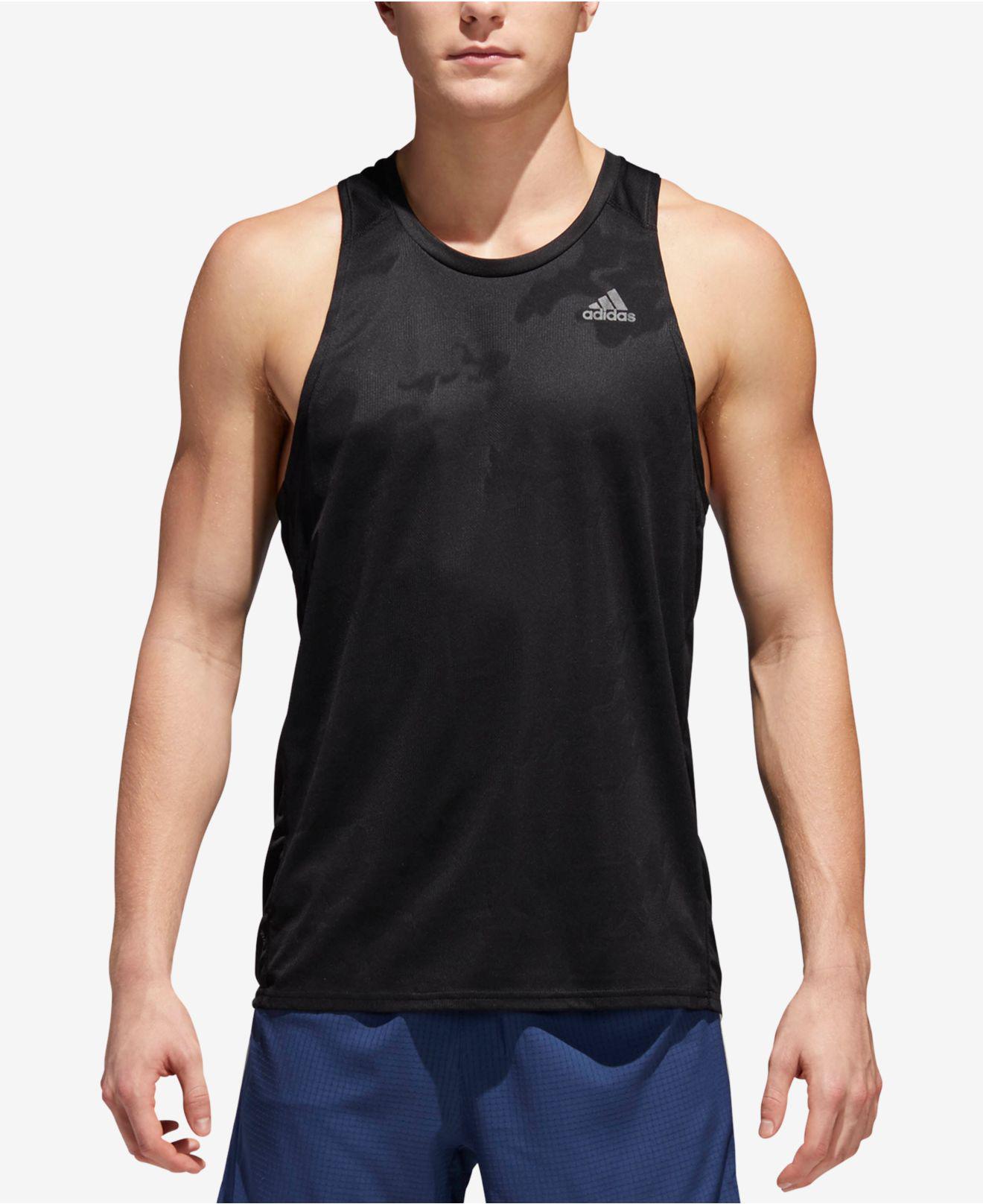 Ciencias Sociales tetraedro Medicina Forense adidas Response Climacool® Running Tank Top in Black for Men | Lyst