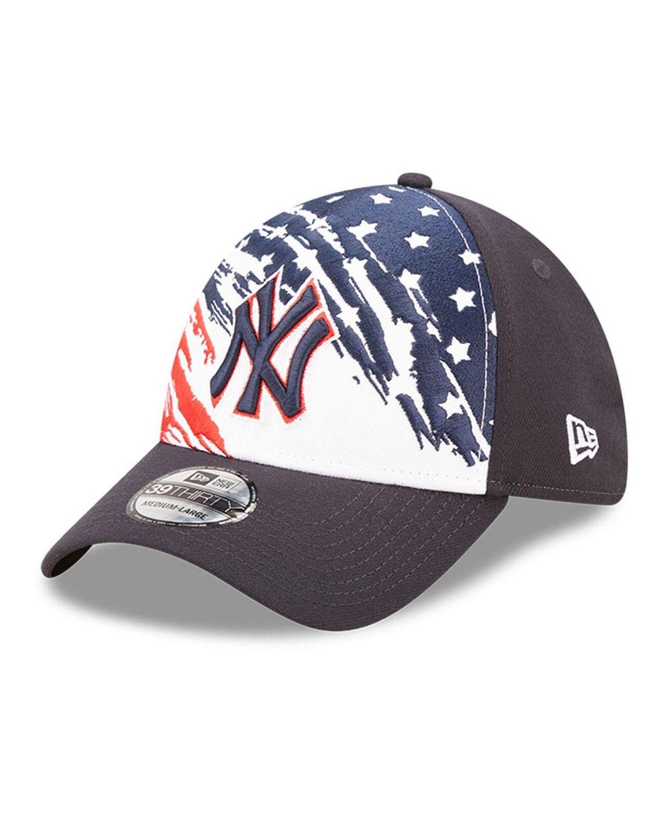 New York Mets Navy Independence Day 59FIFTY Fitted Hat