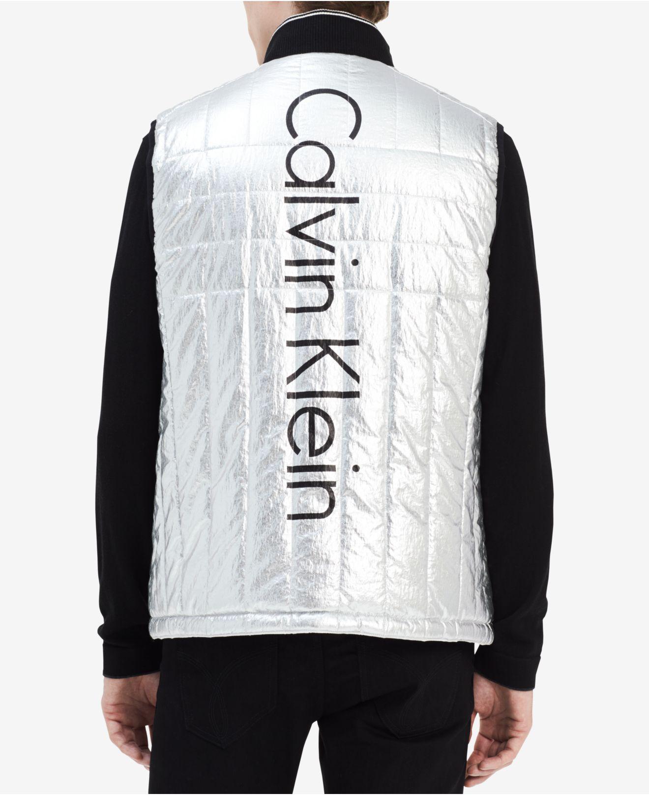 calvin klein white vest