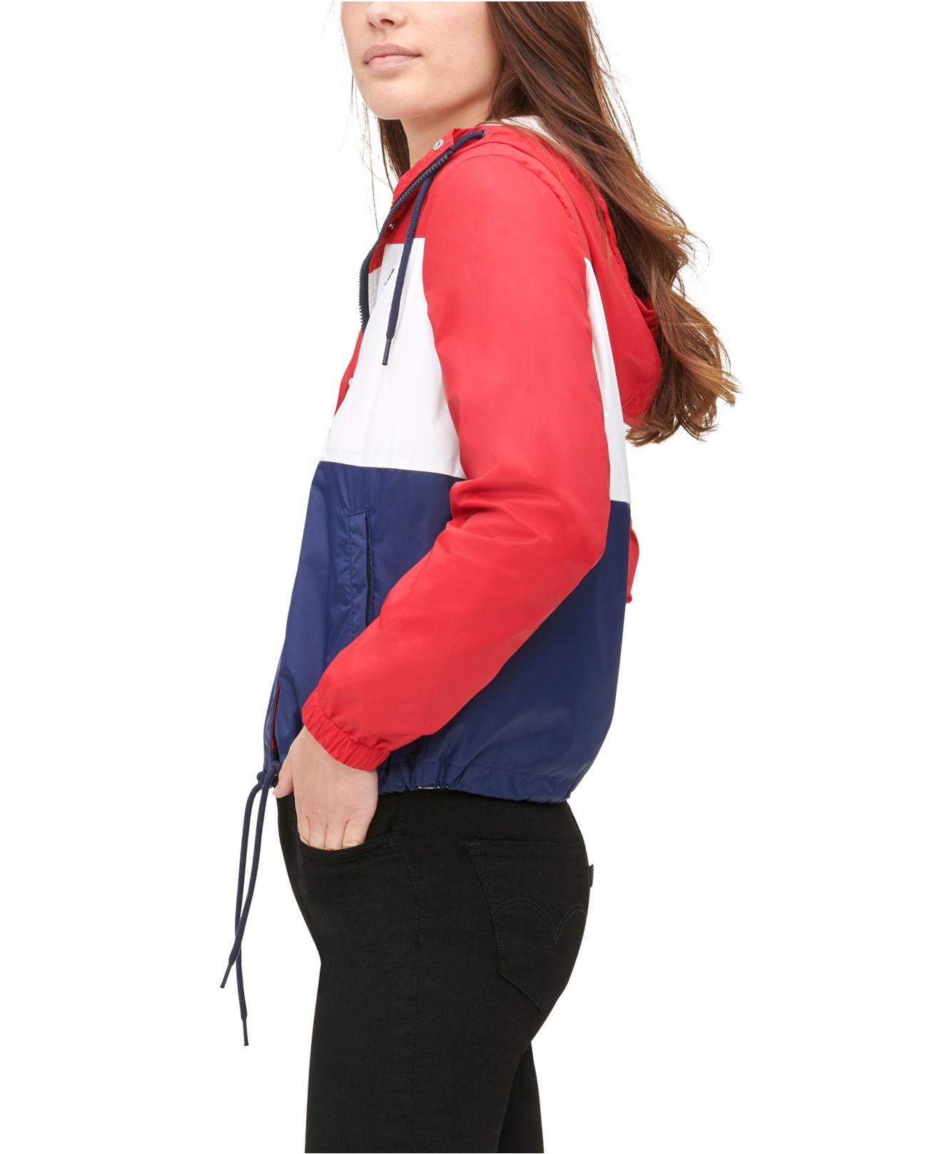 levi's retro hooded windbreaker