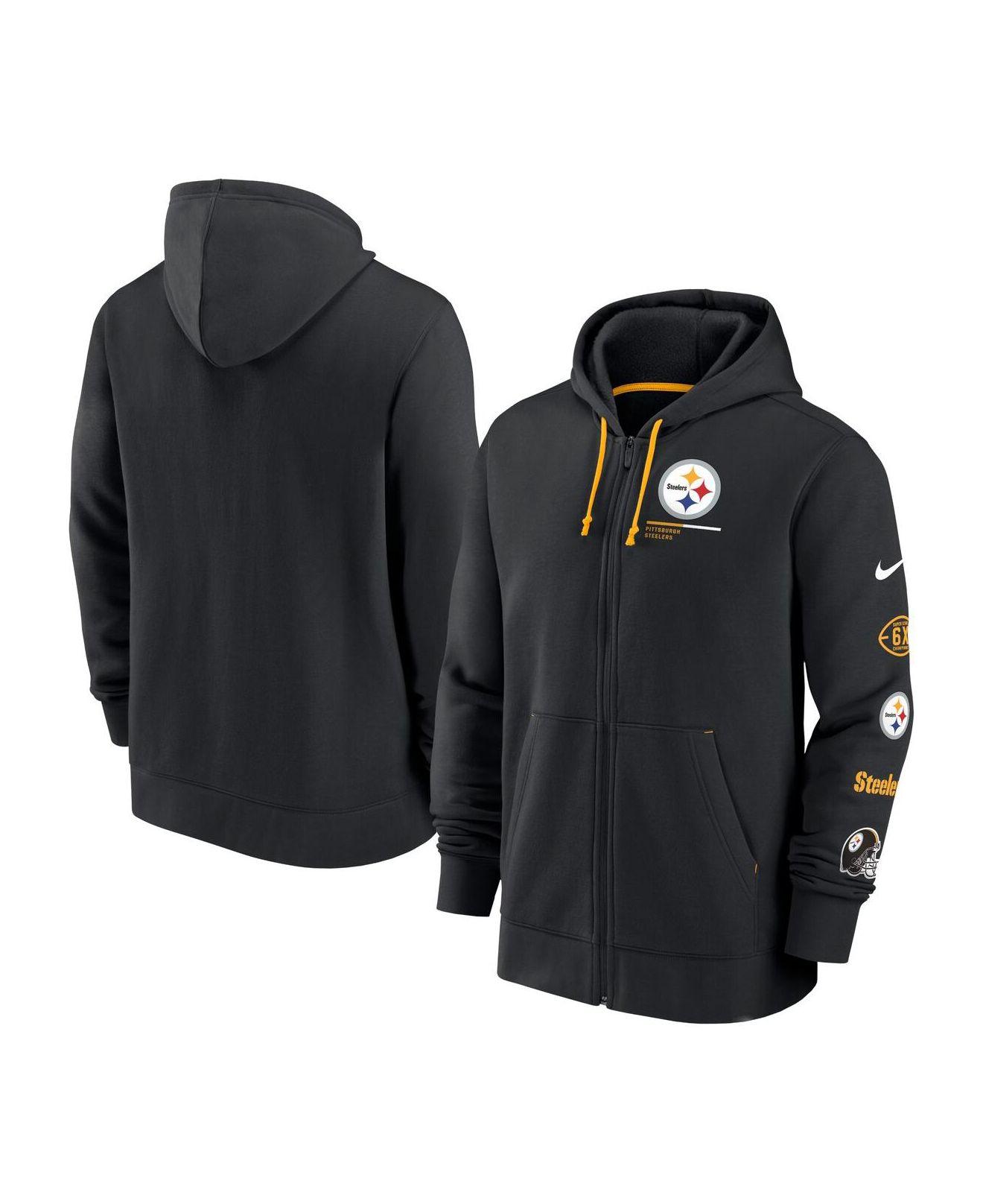 Nike Black, Gold Pittsburgh Steelers Surrey Full-zip Hoodie for Men | Lyst