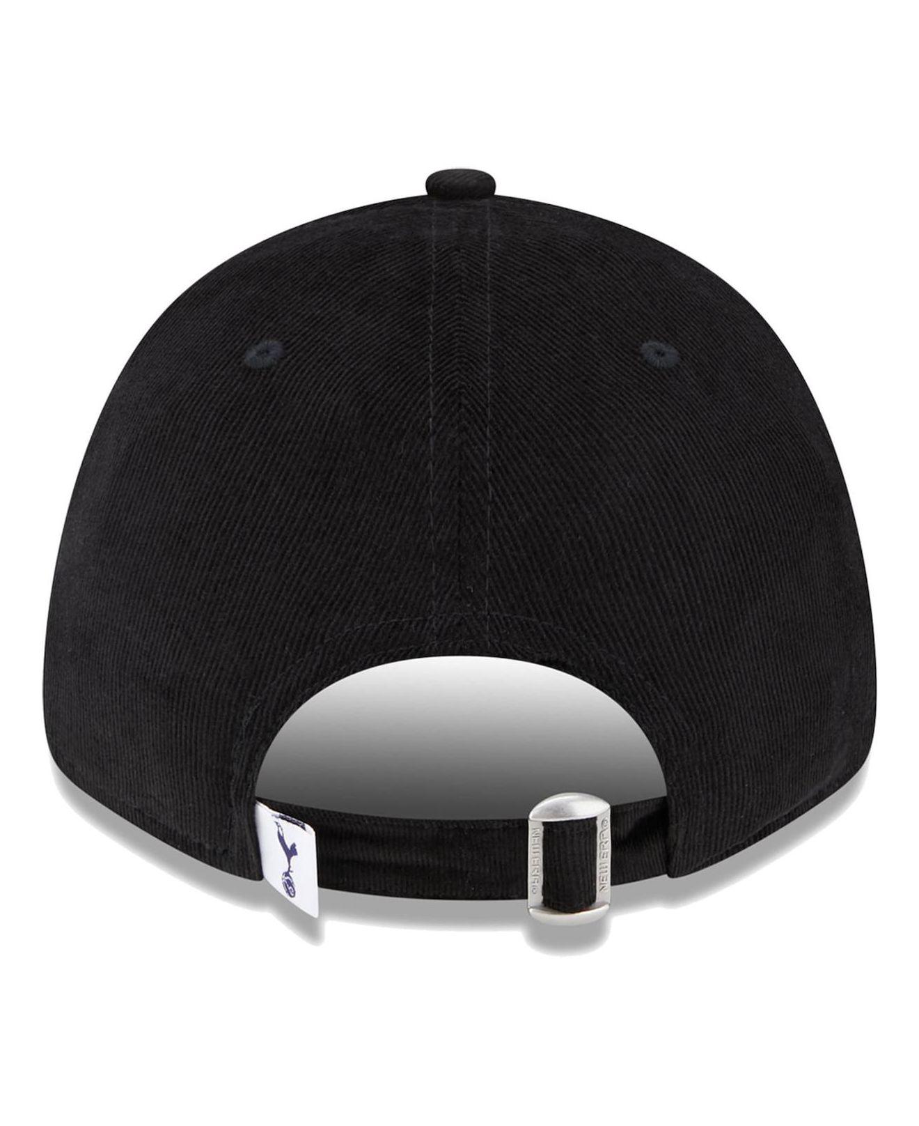 Tottenham Hotspur New Era Triple Wordmark 9FORTY Adjustable Hat - Black