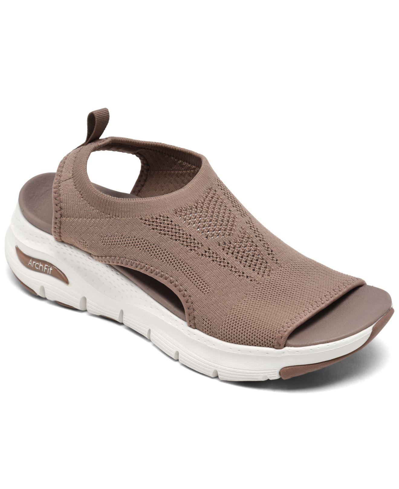Skechers Arch Fit Arch Support - City Catch Walking Sandals From Finish ...