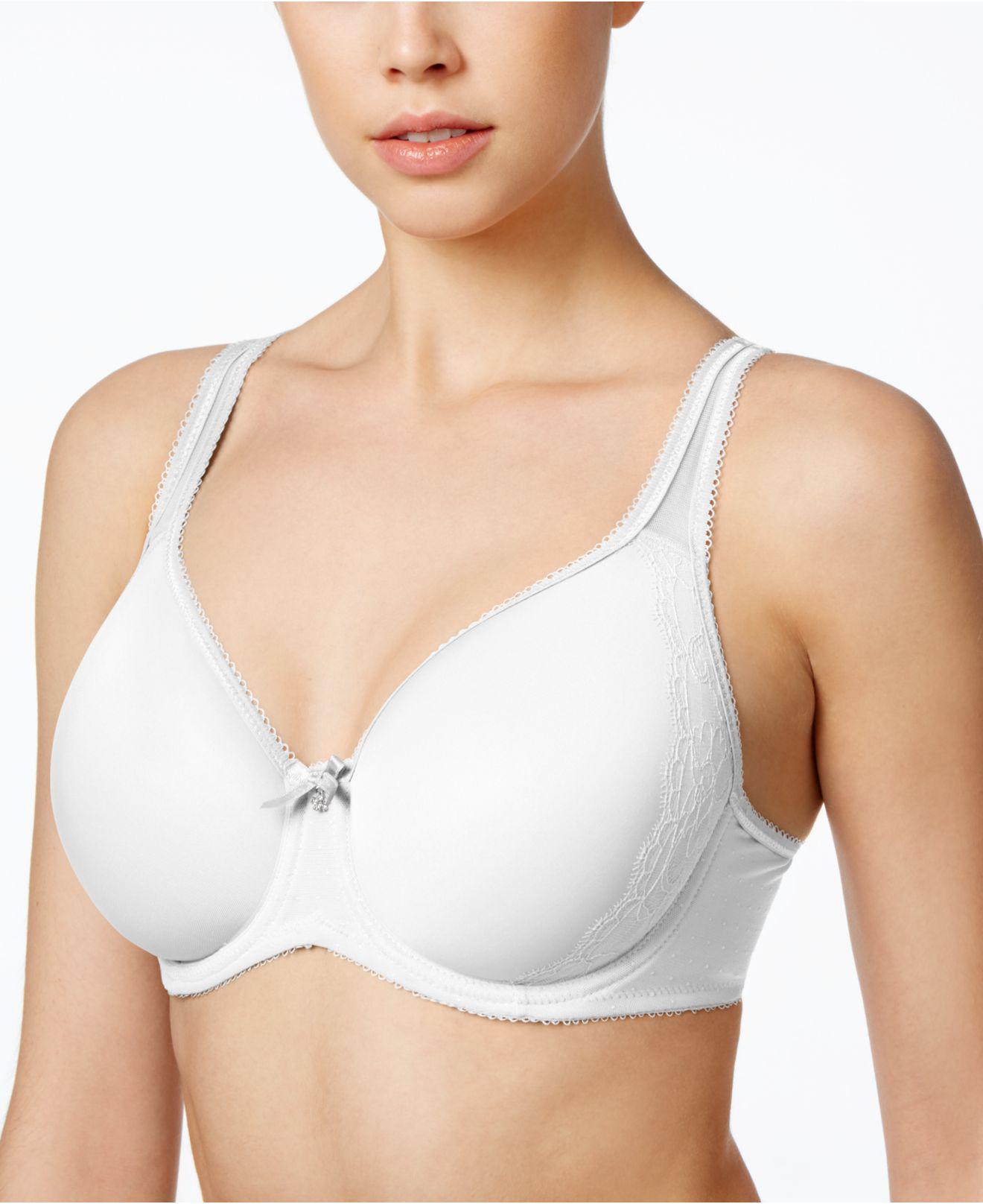 Wacoal Retro Chic Contour Bra 853186 in White