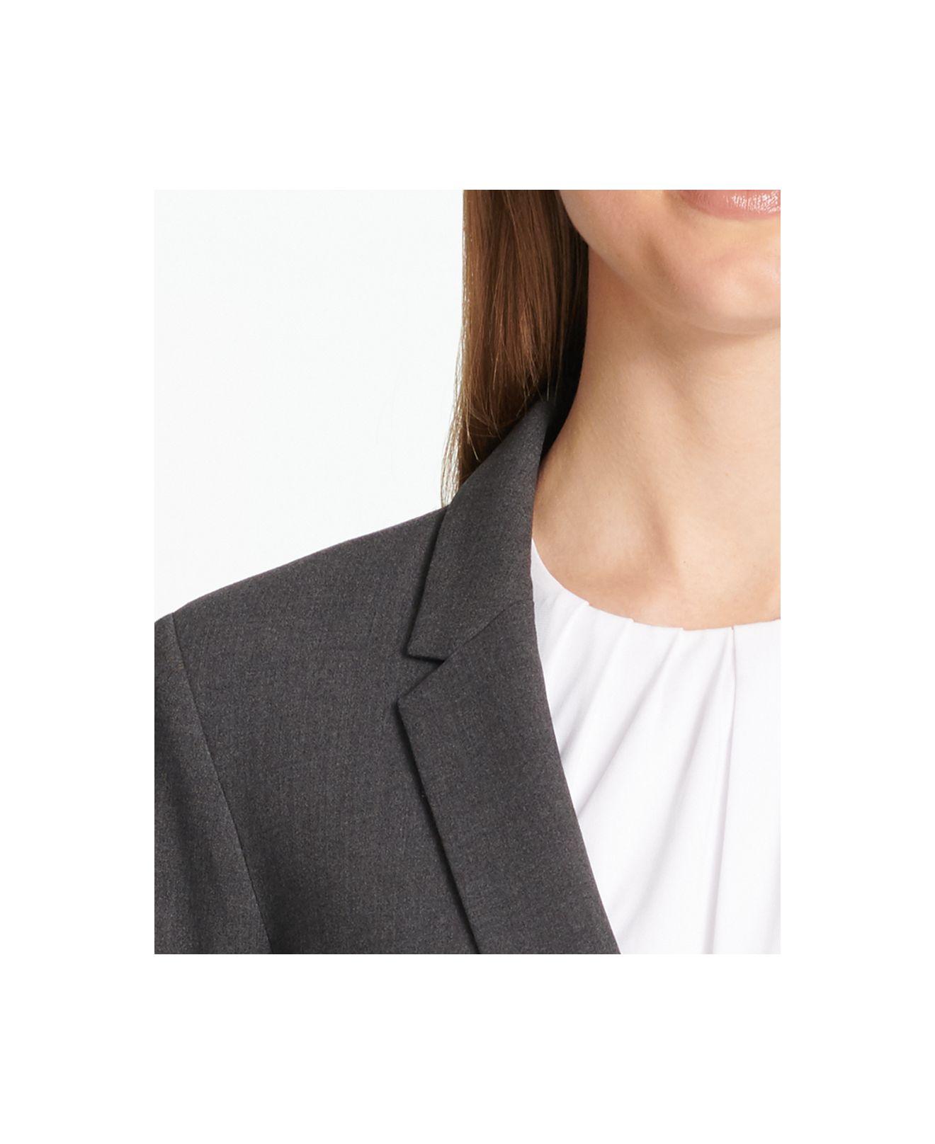 calvin klein one button blazer