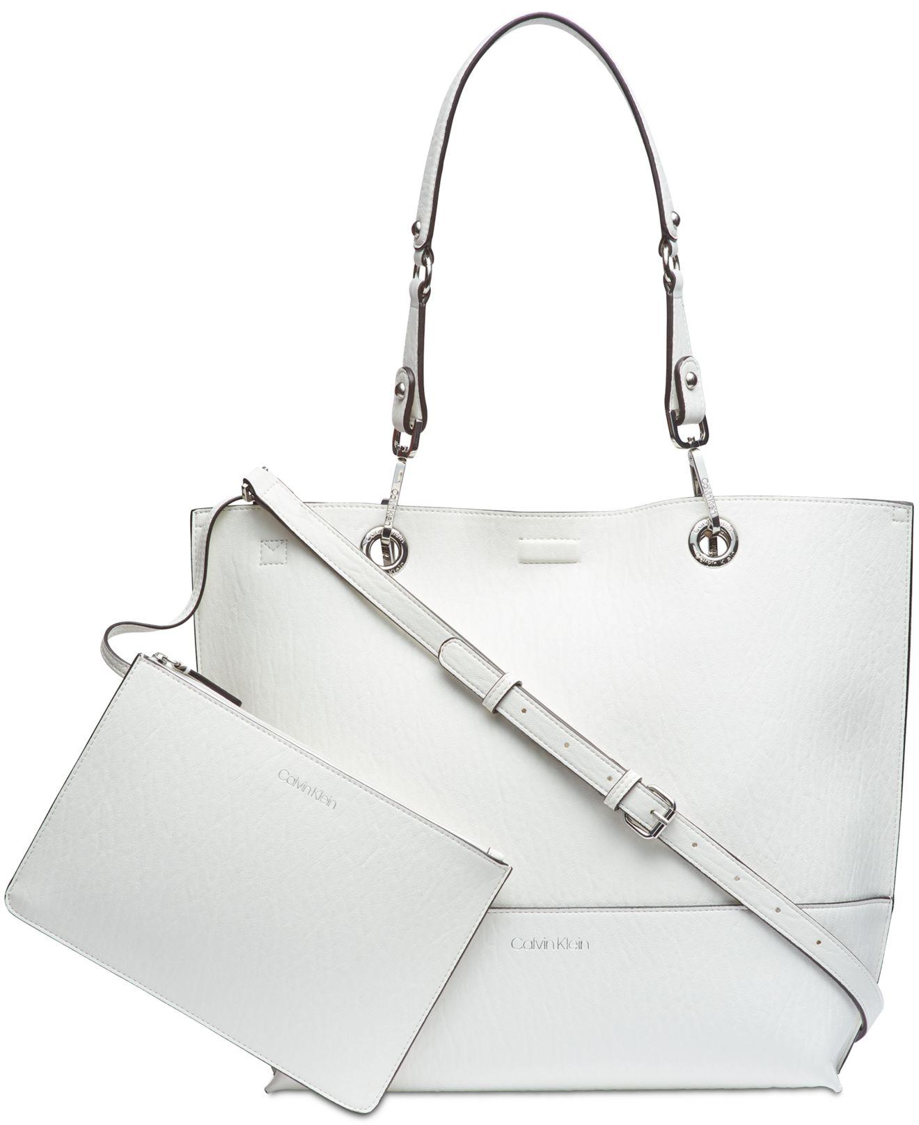 calvin klein sonoma tote with pouch