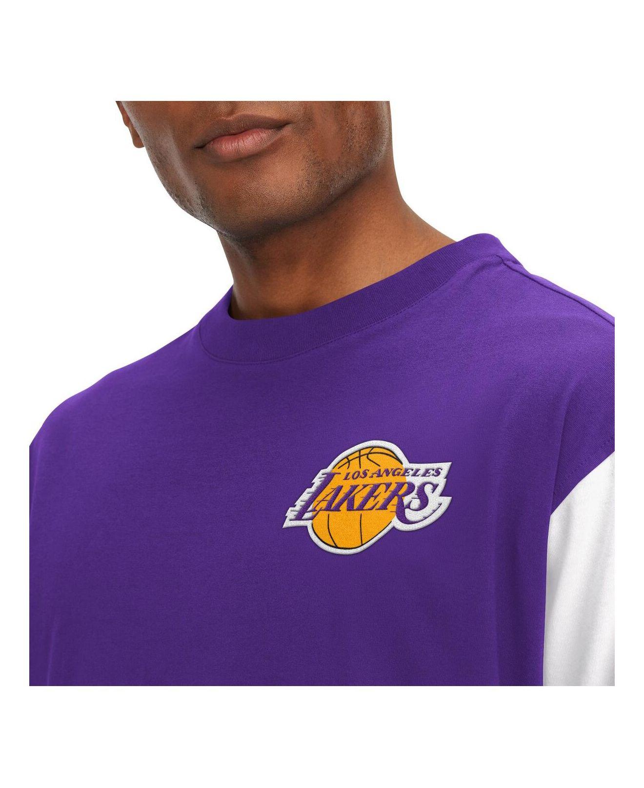 Tommy Hilfiger Purple Los Angeles Lakers Richie Color Block Long Sleeve  T-shirt for Men | Lyst