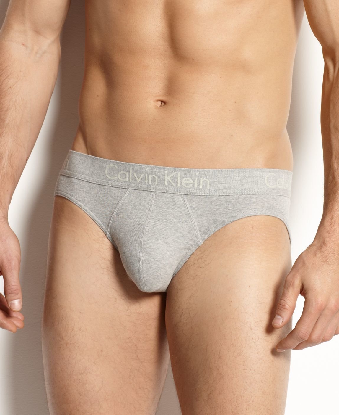 Calvin Klein Men's Underwear, Body Hip Brief 2 Pack U1803 in Gray for Men