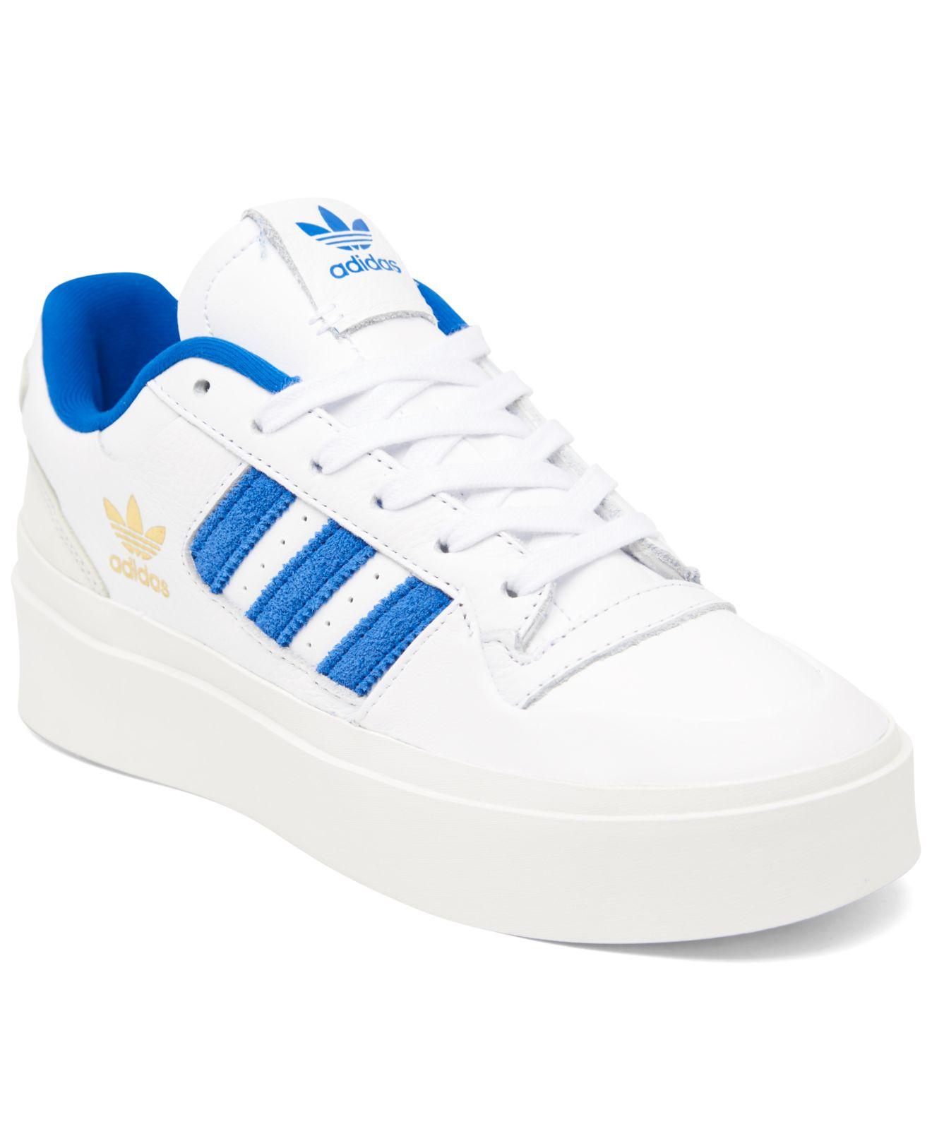 adidas Forum Bonega Platform Casual Sneakers From Finish Line in Blue | Lyst