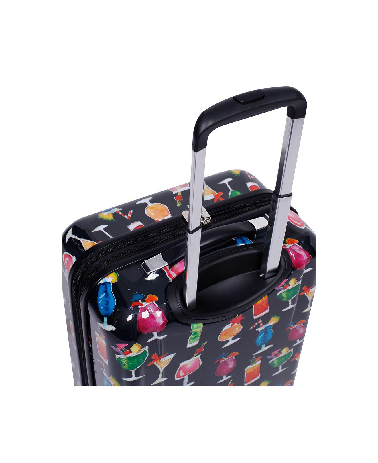 Jessica Simpson Bottoms Up 20" Carryon Spinner Suitcase in Black Lyst