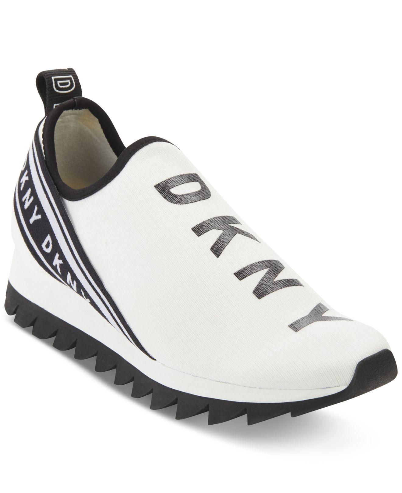 DKNY Neoprene Abbi Sneakers, Created For Macy's in White | Lyst