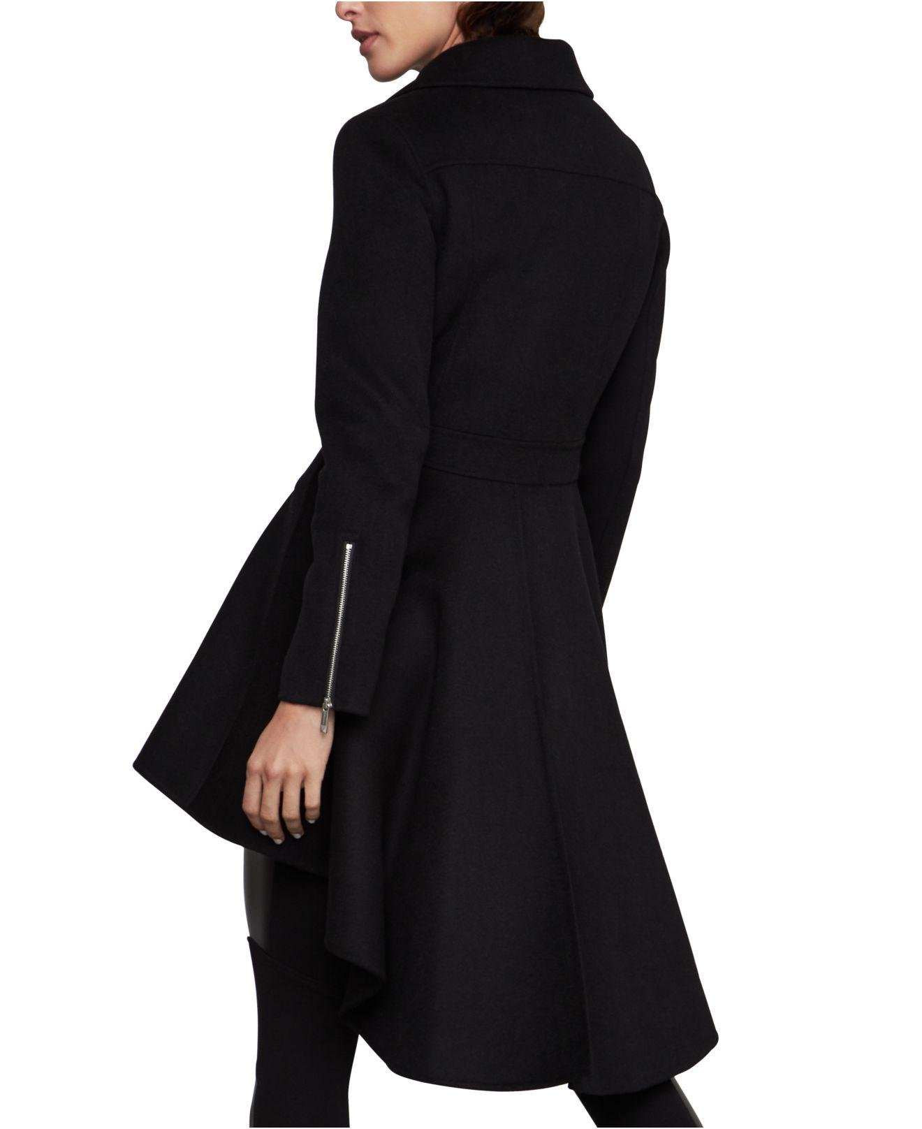 long peplum coat