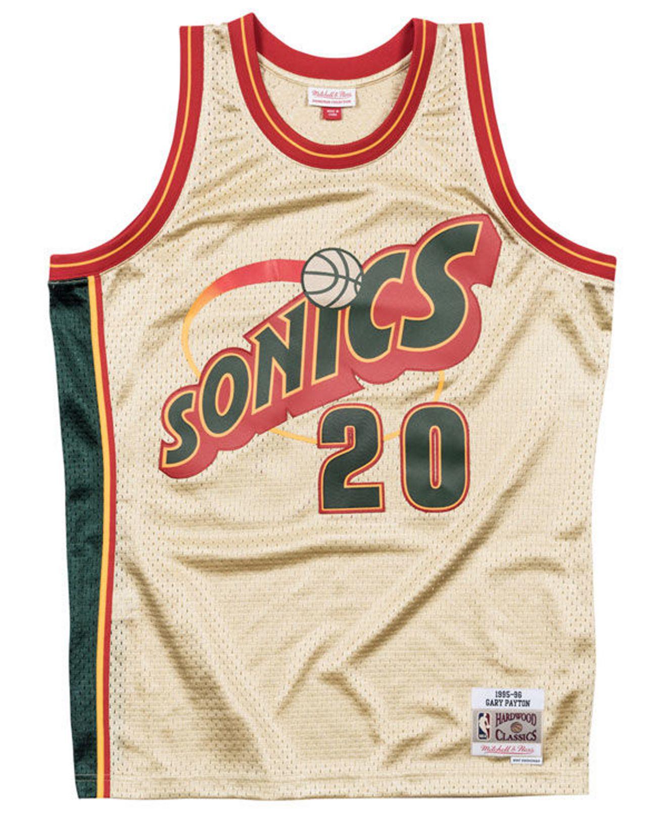 seattle supersonics jersey gary payton
